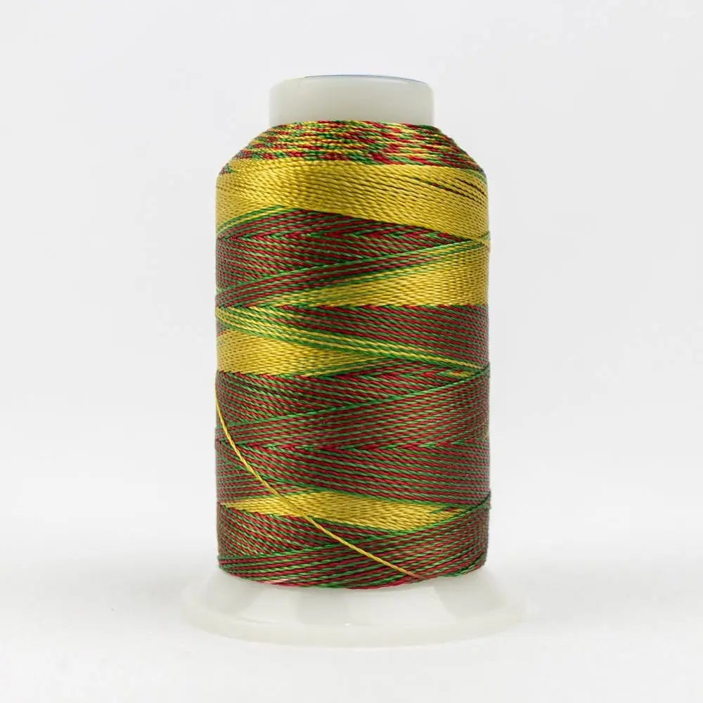 ACM27 - Accent™ 12wt Rayon Green Honey Red Thread