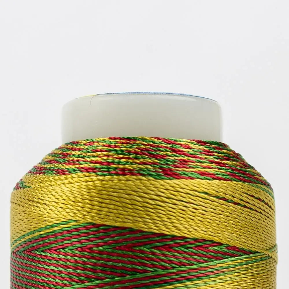 ACM27 - Accent™ 12wt Rayon Green Honey Red Thread