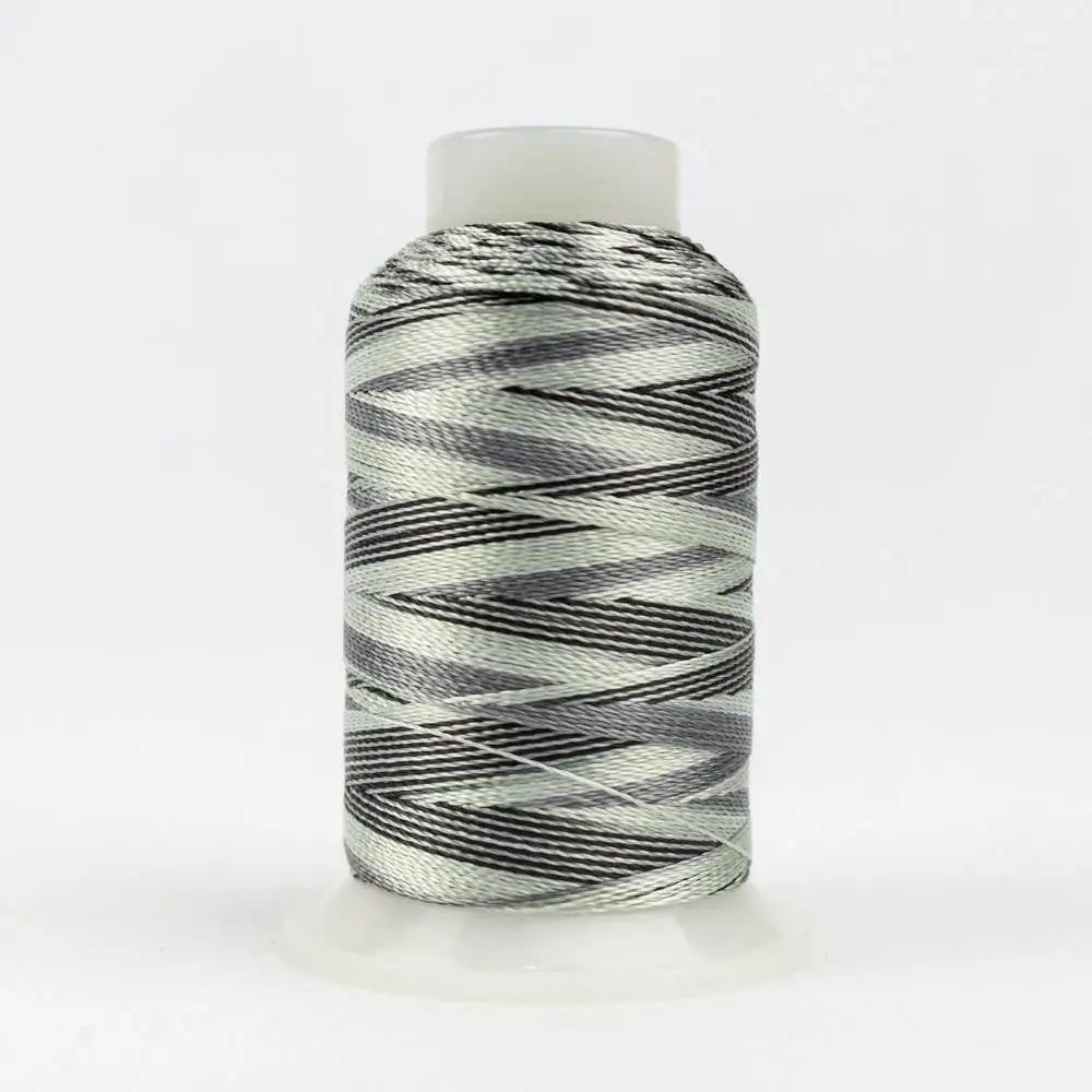ACM28 - Accent™ 12wt Rayon Black Greys Thread