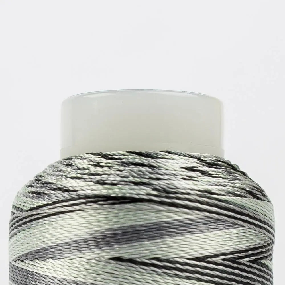 ACM28 - Accent™ 12wt Rayon Black Greys Thread