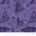 Indelible Ink Winging It Blueberry Cotton 44"/45" Fabric Per Yard