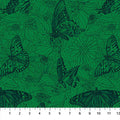 Indelible Ink Winging It Jade Cotton 44"/45" Fabric Per Yard