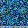 ATXSH Texas Bluebonnets Navy Cotton 44"/45" Fabric Per Yard
