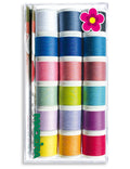 Aerofil 120 - Assortment Box, 440-yard (400m) spools, 18 Colors
