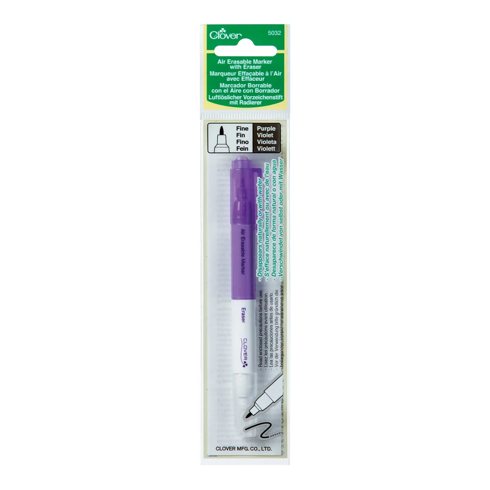 Air Erasable Marker With Eraser