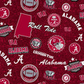 Alabama Crimson Tide - Home State 44"/45" Fabric per yard