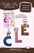 Alphabet Charms Machine Embroidery Design Set