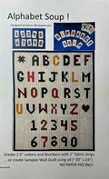 Alphabet Soup Quilt Pattern