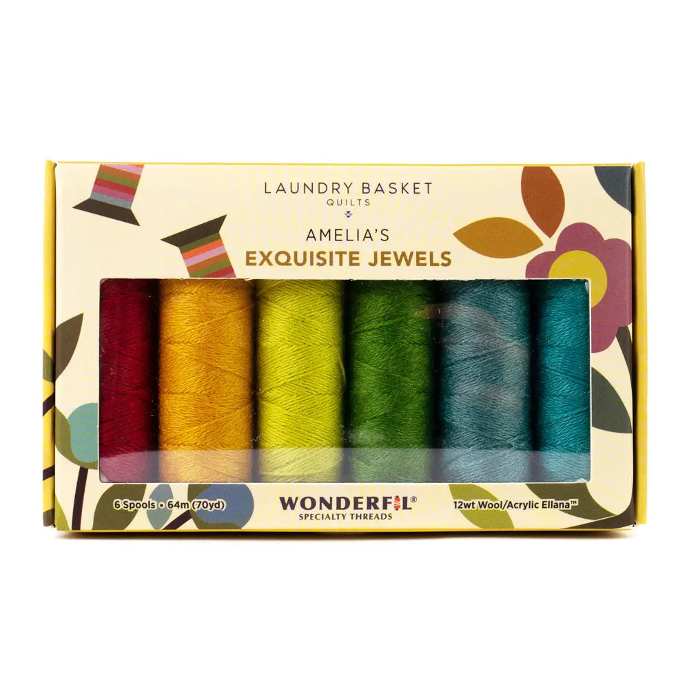 Amelia's Exquisite Jewels by Edyta Sitar - Wool/Acrylic Thread Pack