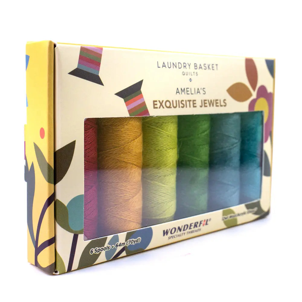 Amelia's Exquisite Jewels by Edyta Sitar - Wool/Acrylic Thread Pack