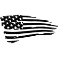American Flag Icons Fabric Panel 20