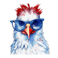 American Rooster Fabric Panel 3