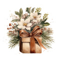 Antique Christmas Fabric Panel 15