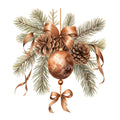 Antique Christmas Fabric Panel 31