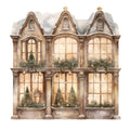 Antique Christmas Fabric Panel 34