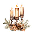 Antique Christmas Fabric Panel 37