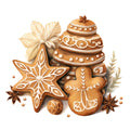 Antique Christmas Fabric Panel 8