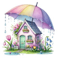 April Showers Fabric Panel 25