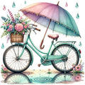 April Showers Fabric Panel 3