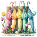 April Showers Fabric Panel 8