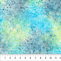 Aqua Blue Medallion Flora 83632-43 Cotton 44/45 Fabric Per Yard