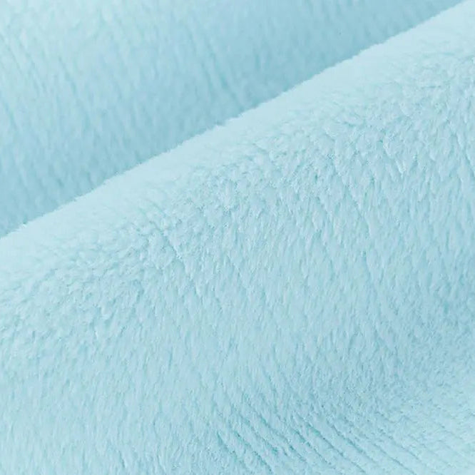 Aqua Solid Cuddle 3 58/60" Fabric per yard