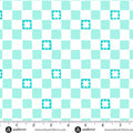 Aqua Twinkle Tiles Color Pop Playground Cotton 44"/45" Fabric Per Yard