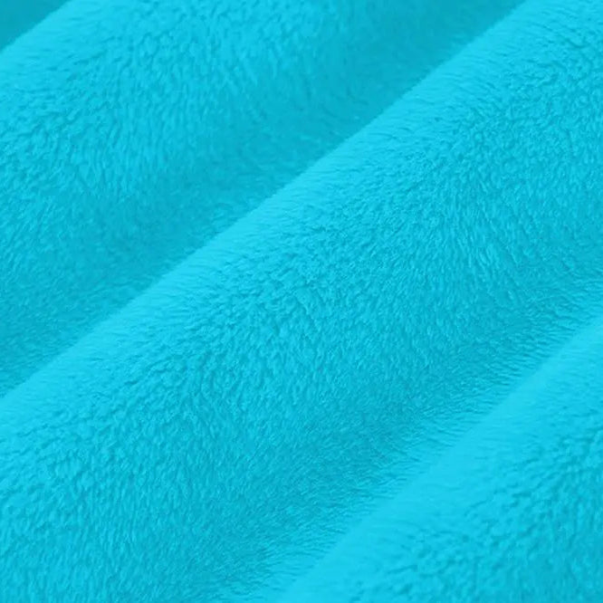 Aquamarine Solid Cuddle 3 58/60" Fabric per yard