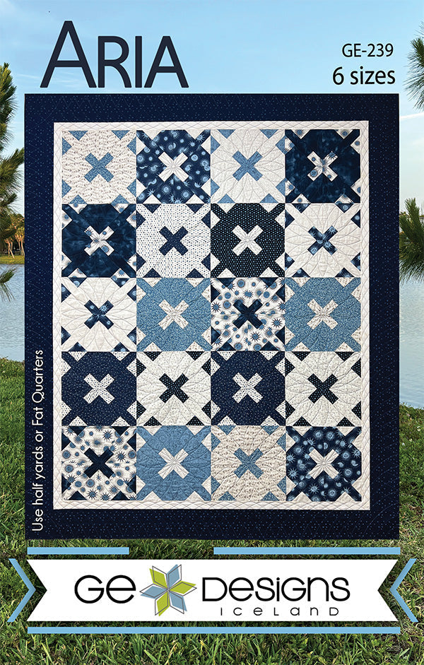 Aria - 1/2 yard or Fat Quarter Pattern 239
