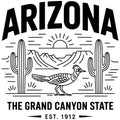 Arizona Black and White Fabric Panel