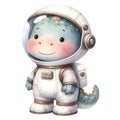 Astronaut Animal Space Fabric Panel 1