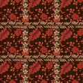 Aubergine Floral Plaid Lost Gardens of Heligan Cotton 43"/44" Fabric Per Yard