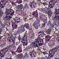 Aubergine Lupine Valley View Cotton 43"/44" Fabric Per Yard