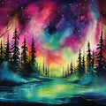 Aurora Inkscapes Fabric Panel 6