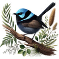 Australian Birds Fabric Panel 13
