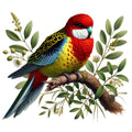 Australian Birds Fabric Panel 9