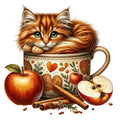 Autumn Cats Fabric Panel 105