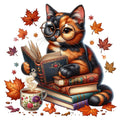 Autumn Cats Fabric Panel 22