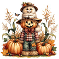 Autumn Cats Fabric Panel 52