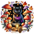 Autumn Cats Fabric Panel 79
