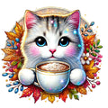Autumn Cats Fabric Panel 85