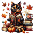Autumn Cats Fabric Panel 87