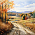 Autumn In Vermont Fabric Panel 10