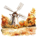 Autumn Landscape Fabric Panel 21