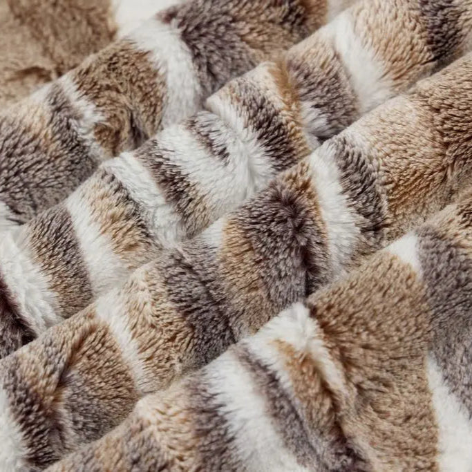Autumn Luxe Cuddle Frosted Himalayan 58/60" Fabric per yard