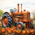 Autumn Pumpkin Patch Fabric Panel 10