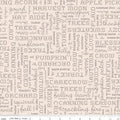 108" 3-Yard Package - Autumn - Words Latte - Lori Holt