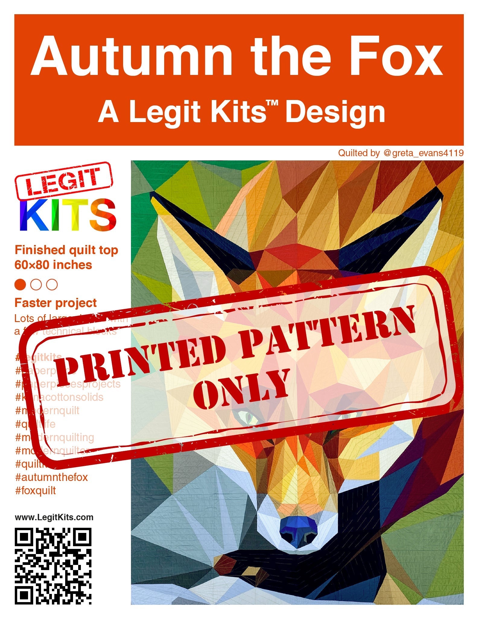 Autumn the Fox Pattern