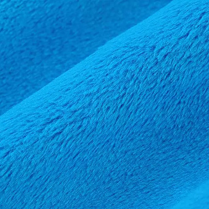 Azure Solid Cuddle 3 58/60" Fabric per yard