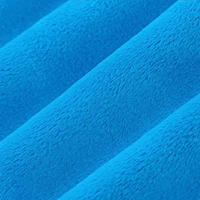Azure Solid Cuddle 3 58/60" Fabric per yard